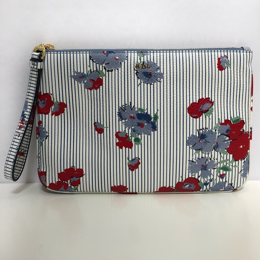 Lauren Ralph Lauren floral wristlet
